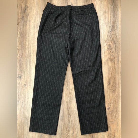 GAP Wool Pinstriped Straight Leg Trousers - Picture 5 of 17